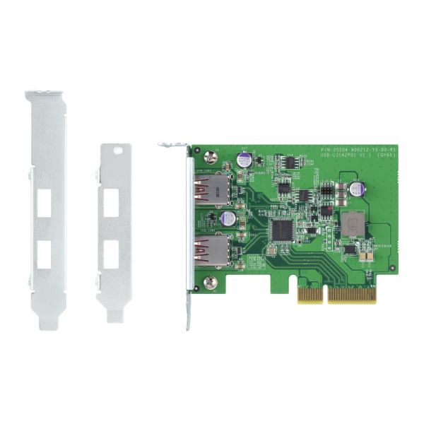 QNAP QXP-10G2U3A interfacekaart/-adapter Intern USB 3.2 Gen 2 (3.1 Gen 2) (QXP-10G2U3A)