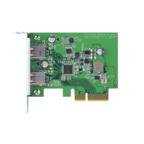 QNAP QXP-10G2U3A interfacekaart/-adapter Intern USB 3.2 Gen 2 (3.1 Gen 2) (QXP-10G2U3A) QNAP QXP-10G2U3A interfacekaart/-adapter Intern USB 3.2 Gen 2 (3.1 Gen 2) (QXP-10G2U3A)