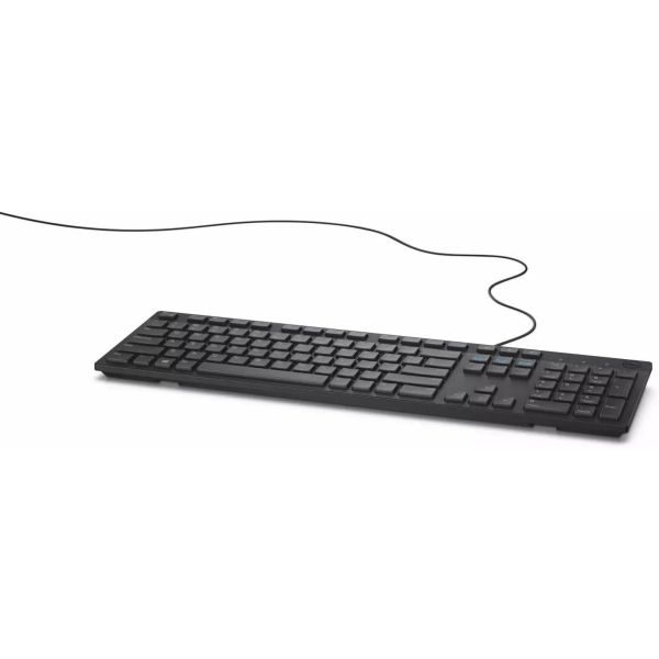 Dell KB216 - tastatur - engelsk - sort (739P7)