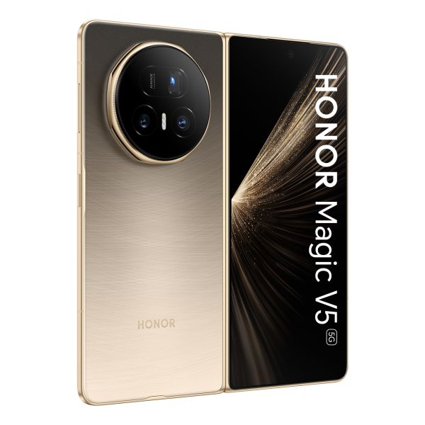 Honor MAGIC V5 20,2 cm (7.95") MagicOS 9.0.1 5G USB Type-C 16 GB 512 GB 5820 mAh Goud (5109BUHJ)