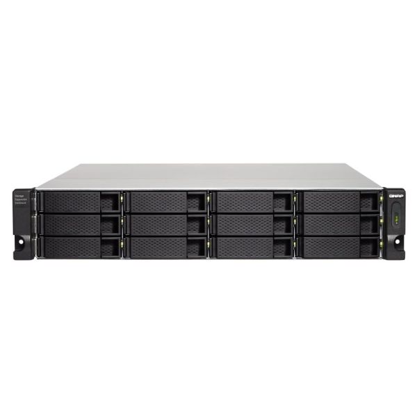 QNAP TL-R1200C-RP behuizing voor opslagstations HDD-/SSD-behuizing Zwart, Grijs 2.5/3.5 (TL-R1200C-RP)