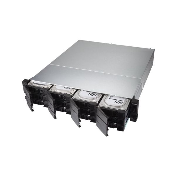 QNAP TL-R1200C-RP behuizing voor opslagstations HDD-/SSD-behuizing Zwart, Grijs 2.5/3.5 (TL-R1200C-RP)