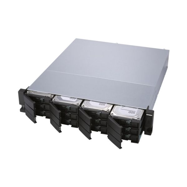 QNAP TL-R1200S-RP behuizing voor opslagstations HDD-/SSD-behuizing Zwart, Grijs 2.5/3.5 (TL-R1200S-RP)