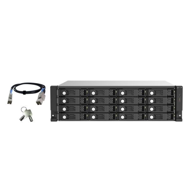 QNAP TL-R1620Sep-RP HDD-behuizing Zwart, Grijs 2.5/3.5 (TL-R1620SEP-RP)