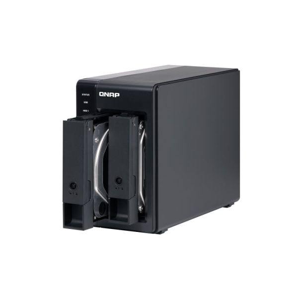 QNAP TR-002 behuizing voor opslagstations HDD-/SSD-behuizing Zwart 2.5/3.5 (TR-002)