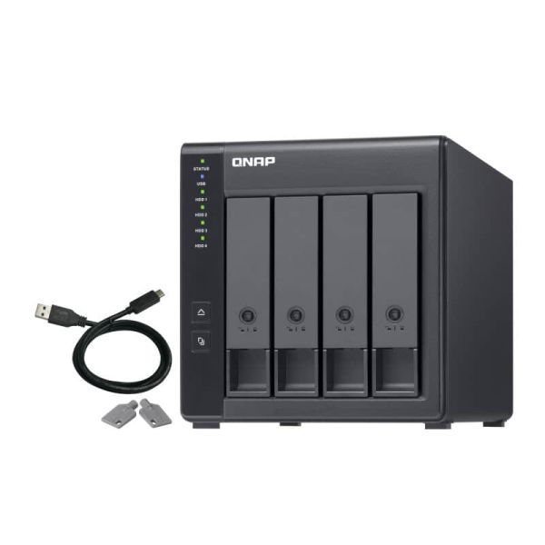 QNAP TR-004 behuizing voor opslagstations HDD-/SSD-behuizing Zwart 2.5/3.5 (TR-004) QNAP TR-004 behuizing voor opslagstations HDD-/SSD-behuizing Zwart 2.5/3.5 (TR-004)