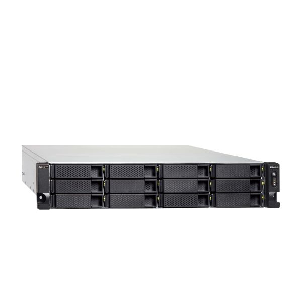 QNAP TS-H1886XU-RP-R2 NAS Rack (3U) Intel® Xeon® D D-1622 32 GB DDR4 0 TB QuTS hero Zwart, Grijs (TS-H1886XU-RP-R2-D1622-3)