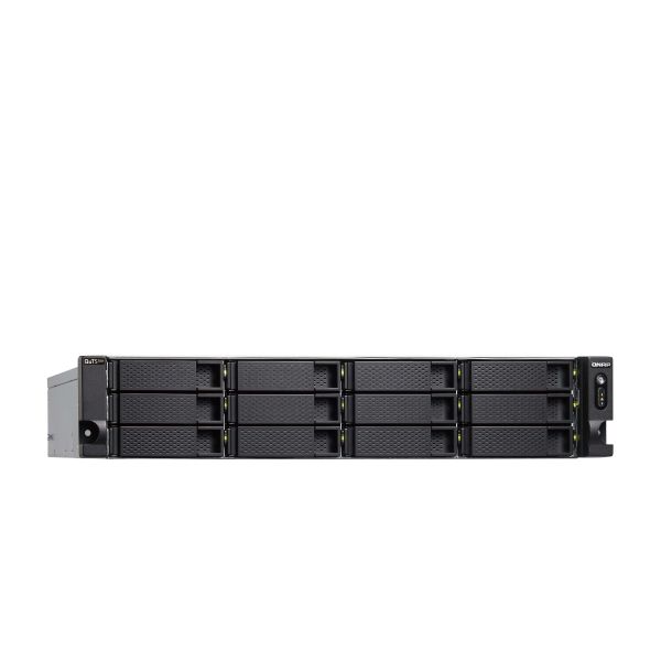 QNAP TS-H1886XU-RP-R2 NAS Rack (3U) Intel® Xeon® D D-1622 32 GB DDR4 0 TB QuTS hero Zwart, Grijs (TS-H1886XU-RP-R2-D1622-3)