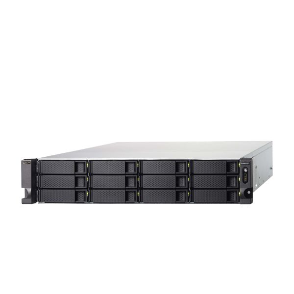 QNAP TS-H1886XU-RP-R2 NAS Rack (3U) Intel® Xeon® D D-1622 32 GB DDR4 0 TB QuTS hero Zwart, Grijs (TS-H1886XU-RP-R2-D1622-3)