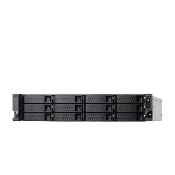 QNAP TS-H1886XU-RP-R2 NAS Rack (3U) Intel® Xeon® D D-1622 32 GB DDR4 0 TB QuTS hero Zwart, Grijs (TS-H1886XU-RP-R2-D1622-3)