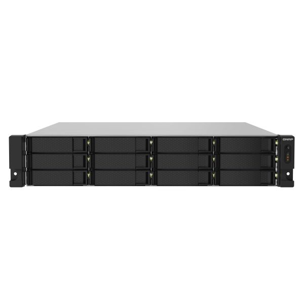QNAP TS-1232PXU-RP NAS Rack (2U) Annapurna Labs AL324 4 GB DDR4 0 TB QNAP QTS Zwart (TS-1232PXU-RP-4G)