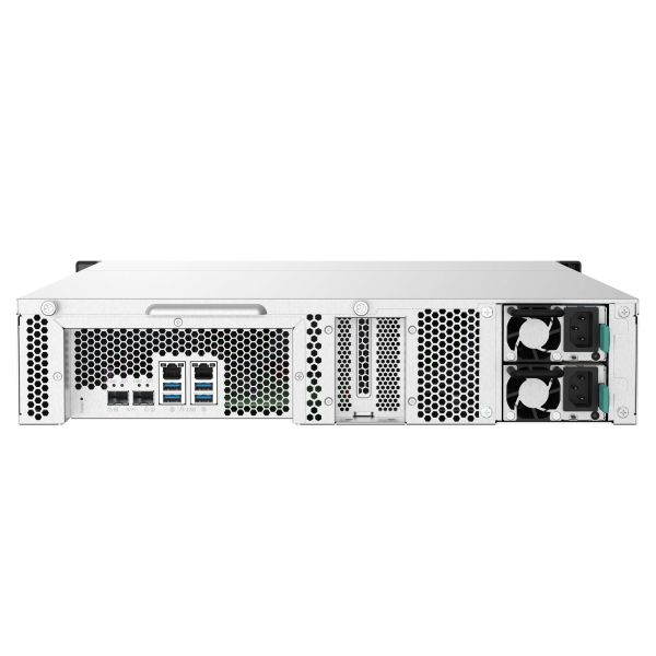 QNAP TS-1232PXU-RP NAS Rack (2U) Annapurna Labs AL324 4 GB DDR4 0 TB QNAP QTS Zwart (TS-1232PXU-RP-4G)