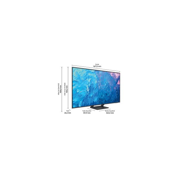Samsung GQ75Q70CAT 190,5 cm (75") 4K Ultra HD Smart TV Wifi Grijs, Titanium (GQ75Q70CATXZG) Samsung GQ75Q70CAT 190,5 cm (75") 4K Ultra HD Smart TV Wifi Grijs, Titanium (GQ75Q70CATXZG)