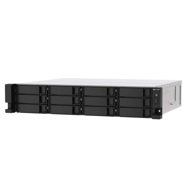 QNAP TS-1273AU-RP-8G data-opslag-server NAS Rack (2U) Ryzen Embedded V1500B 8 GB DDR4 0 TB QNAP QTS Aluminium, Zwart (TS-1273AU-RP-8G) QNAP TS-1273AU-RP-8G data-opslag-server NAS Rack (2U) Ryzen Embedded V1500B 8 GB DDR4 0 TB QNAP QTS Aluminium, Zwart (TS-1273AU-RP-8G)