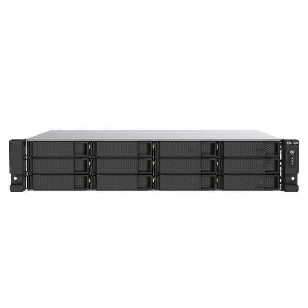 QNAP TS-1273AU-RP-8G data-opslag-server NAS Rack (2U) Ethernet LAN Aluminium, Zwart V1500B (TS-1273AU-RP-8G)