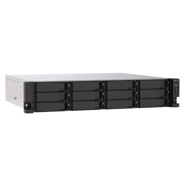QNAP TS-1273AU-RP-8G data-opslag-server NAS Rack (2U) Ryzen Embedded V1500B 8 GB DDR4 0 TB QNAP QTS Aluminium, Zwart (TS-1273AU-RP-8G) QNAP TS-1273AU-RP-8G data-opslag-server NAS Rack (2U) Ryzen Embedded V1500B 8 GB DDR4 0 TB QNAP QTS Aluminium, Zwart (TS-1273AU-RP-8G)
