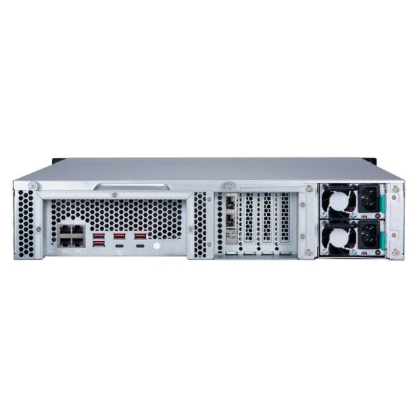 QNAP TS-1283XU-RP NAS Rack (2U) Ethernet LAN Zwart E-2124 (TS-1283XU-RP-E2124-8G)