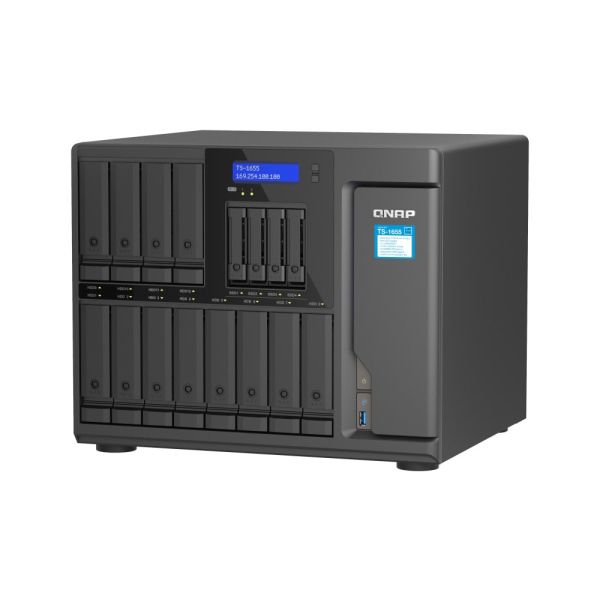 QNAP TS-1655 NAS Tower Ethernet LAN Zwart C5125 (TS-1655-8G)
