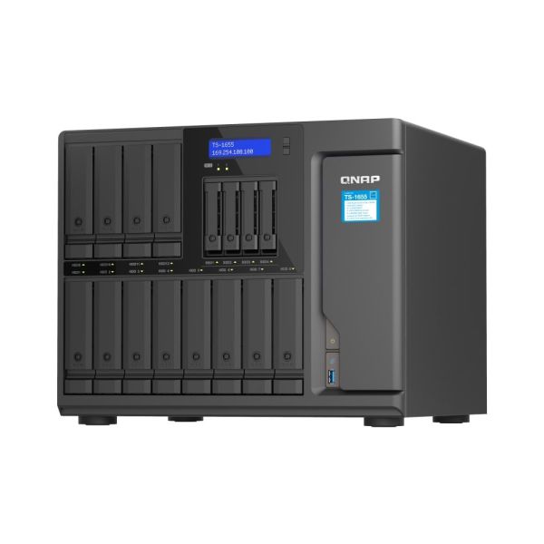 QNAP TS-1655 NAS Tower Ethernet LAN Zwart C5125 (TS-1655-8G) QNAP TS-1655 NAS Tower Ethernet LAN Zwart C5125 (TS-1655-8G)