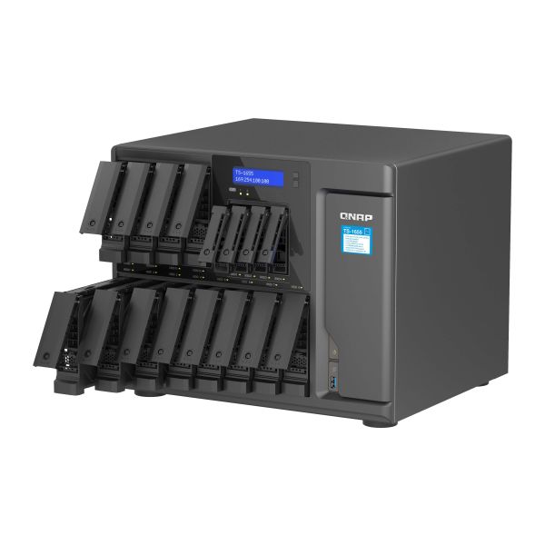 QNAP TS-1655 NAS Tower Intel Atom® C5125 8 GB DDR4 0 TB QNAP Turbo System Zwart (TS-1655-8G) QNAP TS-1655 NAS Tower Intel Atom® C5125 8 GB DDR4 0 TB QNAP Turbo System Zwart (TS-1655-8G)