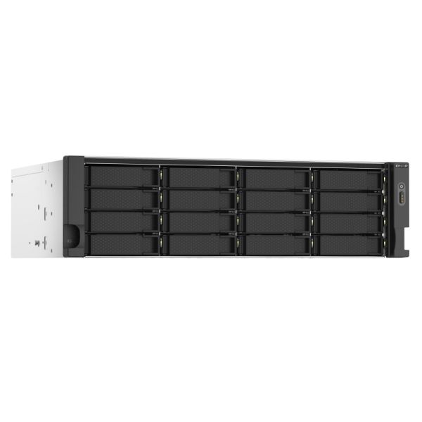QNAP TS-1673AU-RP-16G data-opslag-server NAS Rack (3U) Ethernet LAN Zwart, Grijs V1500B (TS-1673AU-RP-16G)