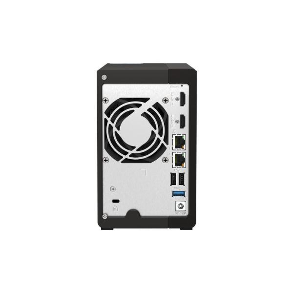 QNAP TS-253E NAS Tower Intel® Celeron® J6412 8 GB 0 TB QNAP QTS Zwart (TS-253E-8G)
