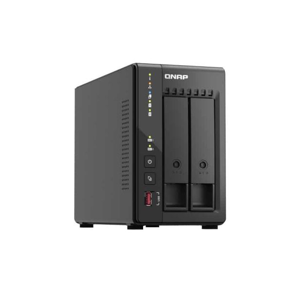 QNAP TS-253E NAS Tower Intel® Celeron® J6412 8 GB 0 TB QNAP QTS Zwart (TS-253E-8G) QNAP TS-253E NAS Tower Intel® Celeron® J6412 8 GB 0 TB QNAP QTS Zwart (TS-253E-8G)