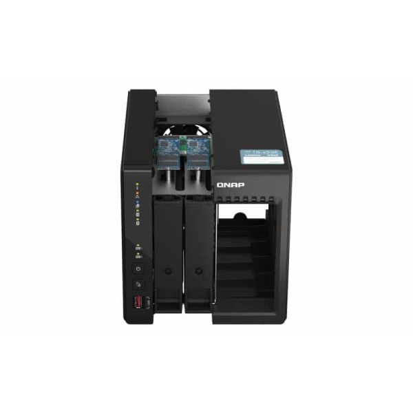 QNAP TS-253E NAS Tower Intel® Celeron® J6412 8 GB 0 TB QNAP QTS Zwart (TS-253E-8G) QNAP TS-253E NAS Tower Intel® Celeron® J6412 8 GB 0 TB QNAP QTS Zwart (TS-253E-8G)