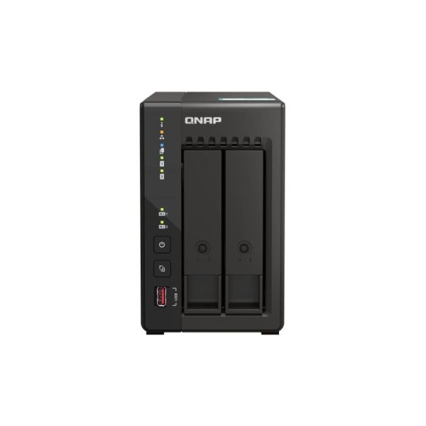 QNAP TS-253E NAS Tower Intel® Celeron® J6412 8 GB 0 TB QNAP QTS Zwart (TS-253E-8G) QNAP TS-253E NAS Tower Intel® Celeron® J6412 8 GB 0 TB QNAP QTS Zwart (TS-253E-8G)