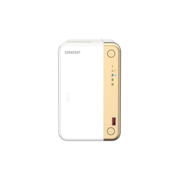 QNAP TS-262 NAS Tower Ethernet LAN Goud, Wit N4505 (TS-262-4G)