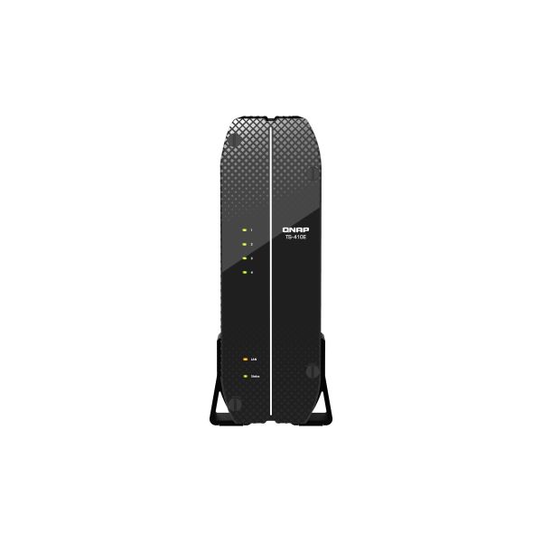 QNAP TS-410E NAS Tower Intel® Celeron® J6412 8 GB 0 TB QNAP QTS Zwart (TS-410E-8G)