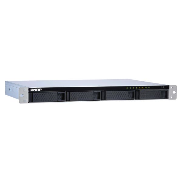 QNAP TS-431XeU NAS Rack (1U) Annapurna Labs Alpine AL-314 2 GB DDR3 0 TB QNAP QTS Zwart, Roestvrijstaal (TS-431XEU-2G) QNAP TS-431XeU NAS Rack (1U) Annapurna Labs Alpine AL-314 2 GB DDR3 0 TB QNAP QTS Zwart, Roestvrijstaal (TS-431XEU-2G)