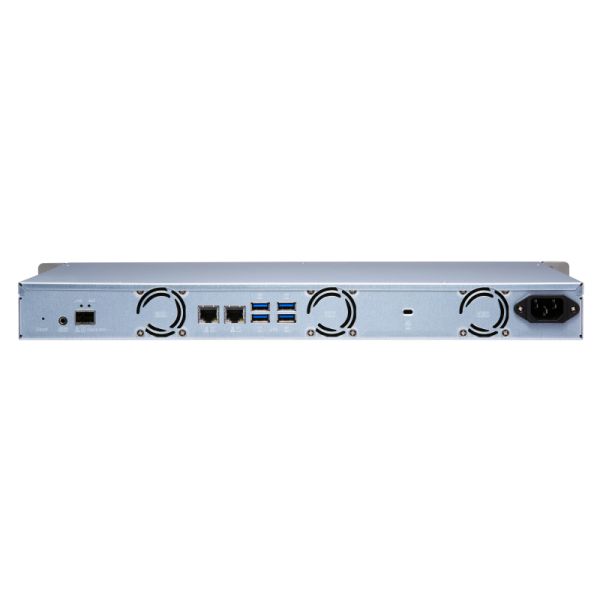 QNAP TS-431XeU NAS Rack (1U) Ethernet LAN Zwart, Roestvrijstaal Alpine AL-314 (TS-431XEU-2G)