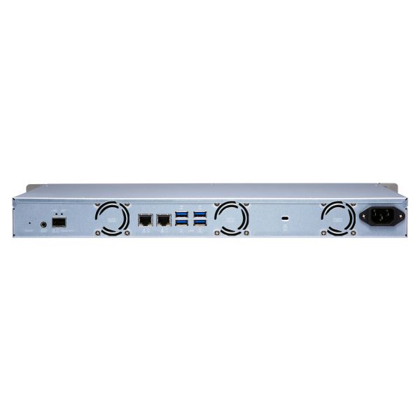 QNAP TS-431XeU NAS Rack (1U) Annapurna Labs Alpine AL-314 2 GB DDR3 0 TB QNAP QTS Zwart, Roestvrijstaal (TS-431XEU-2G) QNAP TS-431XeU NAS Rack (1U) Annapurna Labs Alpine AL-314 2 GB DDR3 0 TB QNAP QTS Zwart, Roestvrijstaal (TS-431XEU-2G)