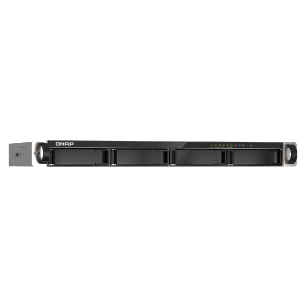 QNAP TS-435XEU NAS Rack (1U) Ethernet LAN Zwart, Grijs CN9131 (TS-435XEU-4G)