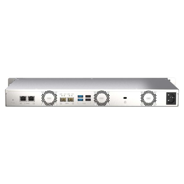 QNAP TS-435XEU NAS Rack (1U) Ethernet LAN Zwart, Grijs CN9131 (TS-435XEU-4G)