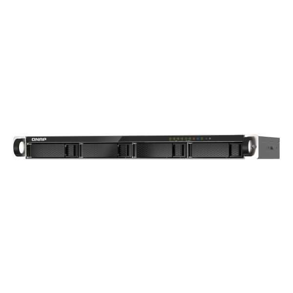 QNAP TS-435XEU NAS Rack (1U) Marvell CN9131 4 GB DDR4 0 TB QNAP QTS Zwart, Grijs (TS-435XEU-4G)