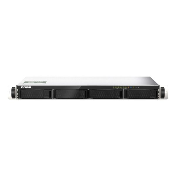 QNAP TS-435XEU NAS Rack (1U) Marvell CN9131 4 GB DDR4 0 TB QNAP QTS Zwart, Grijs (TS-435XEU-4G)