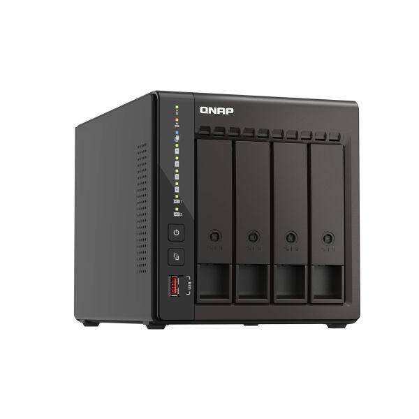 QNAP TS-453E NAS Tower Ethernet LAN Zwart J6412 (TS-453E-8G)