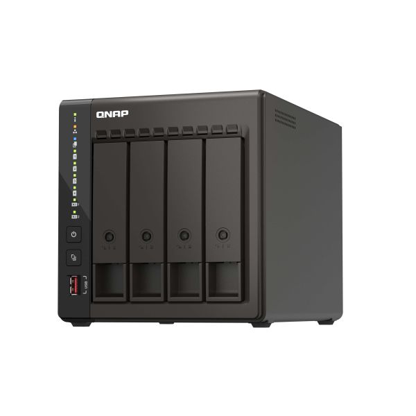 QNAP TS-453E NAS Tower Ethernet LAN Zwart J6412 (TS-453E-8G)