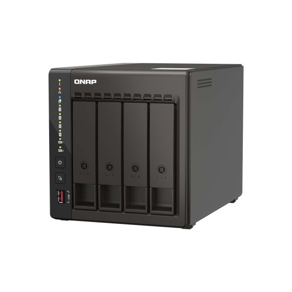 QNAP TS-453E NAS Tower Ethernet LAN Zwart J6412 (TS-453E-8G)
