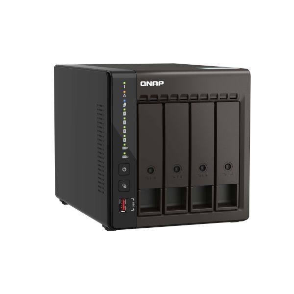 QNAP TS-453E NAS Tower Ethernet LAN Zwart J6412 (TS-453E-8G)