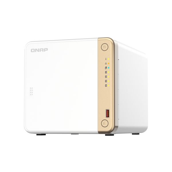 QNAP TS-462-2G data-opslag-server NAS Tower Ethernet LAN Wit N4505 (TS-462-2G)