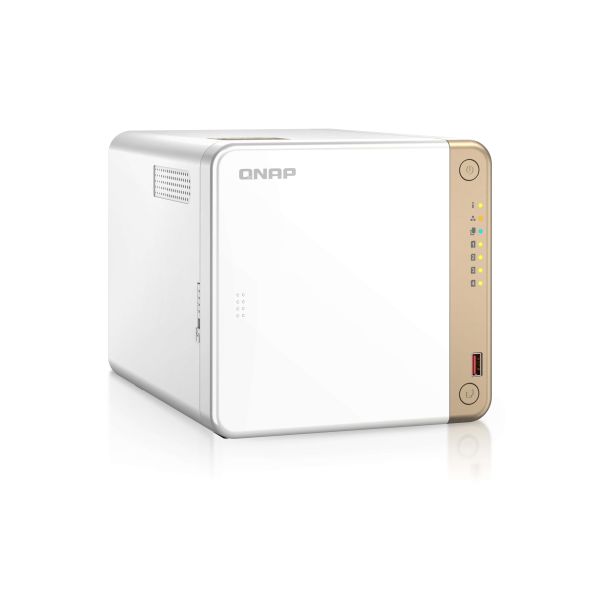 QNAP TS-462-2G data-opslag-server NAS Tower Intel® Celeron® N4505 2 GB DDR4 0 TB QNAP QTS Wit (TS-462-2G) QNAP TS-462-2G data-opslag-server NAS Tower Intel® Celeron® N4505 2 GB DDR4 0 TB QNAP QTS Wit (TS-462-2G)