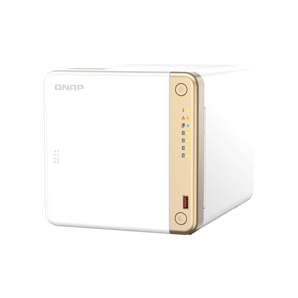 QNAP TS-462-4G data-opslag-server NAS Tower Intel® Celeron® N4505 4 GB DDR4 0 TB QNAP QTS Wit (TS-462-4G) QNAP TS-462-4G data-opslag-server NAS Tower Intel® Celeron® N4505 4 GB DDR4 0 TB QNAP QTS Wit (TS-462-4G)