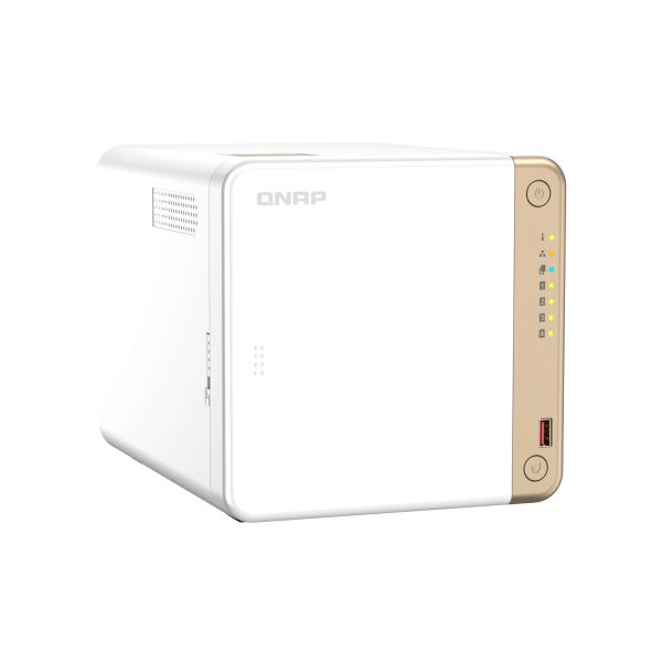 QNAP TS-462-4G data-opslag-server NAS Tower Intel® Celeron® N4505 4 GB DDR4 0 TB QNAP QTS Wit (TS-462-4G) QNAP TS-462-4G data-opslag-server NAS Tower Intel® Celeron® N4505 4 GB DDR4 0 TB QNAP QTS Wit (TS-462-4G)