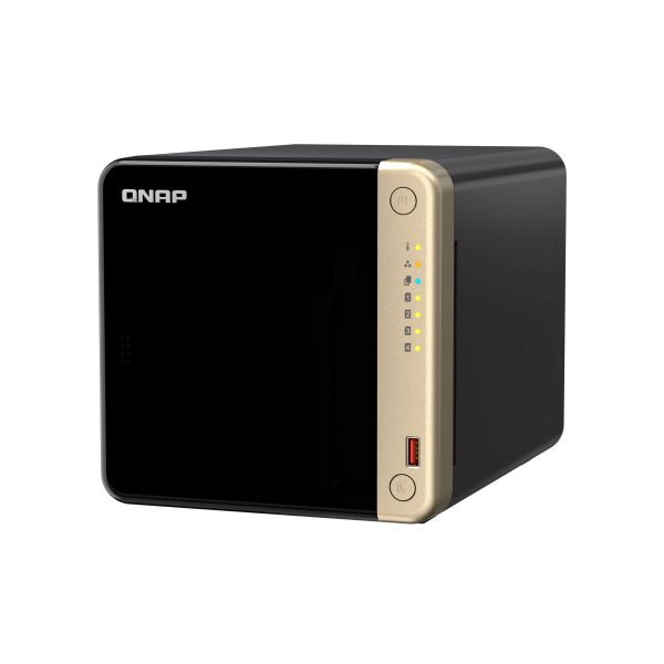 QNAP TS-464 NAS Tower Intel® Celeron® N5095 8 GB DDR4 0 TB QNAP QTS Zwart (TS-464-8G) QNAP TS-464 NAS Tower Intel® Celeron® N5095 8 GB DDR4 0 TB QNAP QTS Zwart (TS-464-8G)