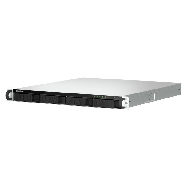 QNAP TS-464U NAS Rack (1U) Intel® Celeron® N5095 8 GB DDR4 0 TB QNAP Turbo System Aluminium, Zwart (TS-464U-8G) QNAP TS-464U NAS Rack (1U) Intel® Celeron® N5095 8 GB DDR4 0 TB QNAP Turbo System Aluminium, Zwart (TS-464U-8G)