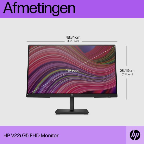 HP V22i G5 FHD-monitor (6D8G8E9#ABB)
