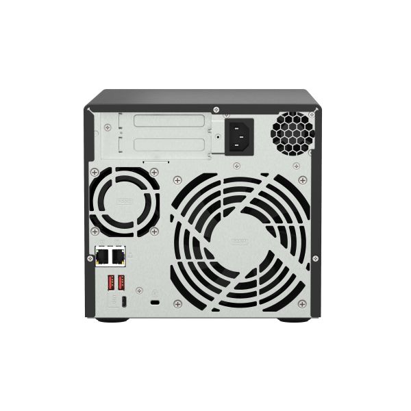 QNAP TS-473A NAS Tower Ryzen Embedded V1500B 8 GB DDR4 0 TB QNAP Turbo System Zwart (TS-473A-8G)